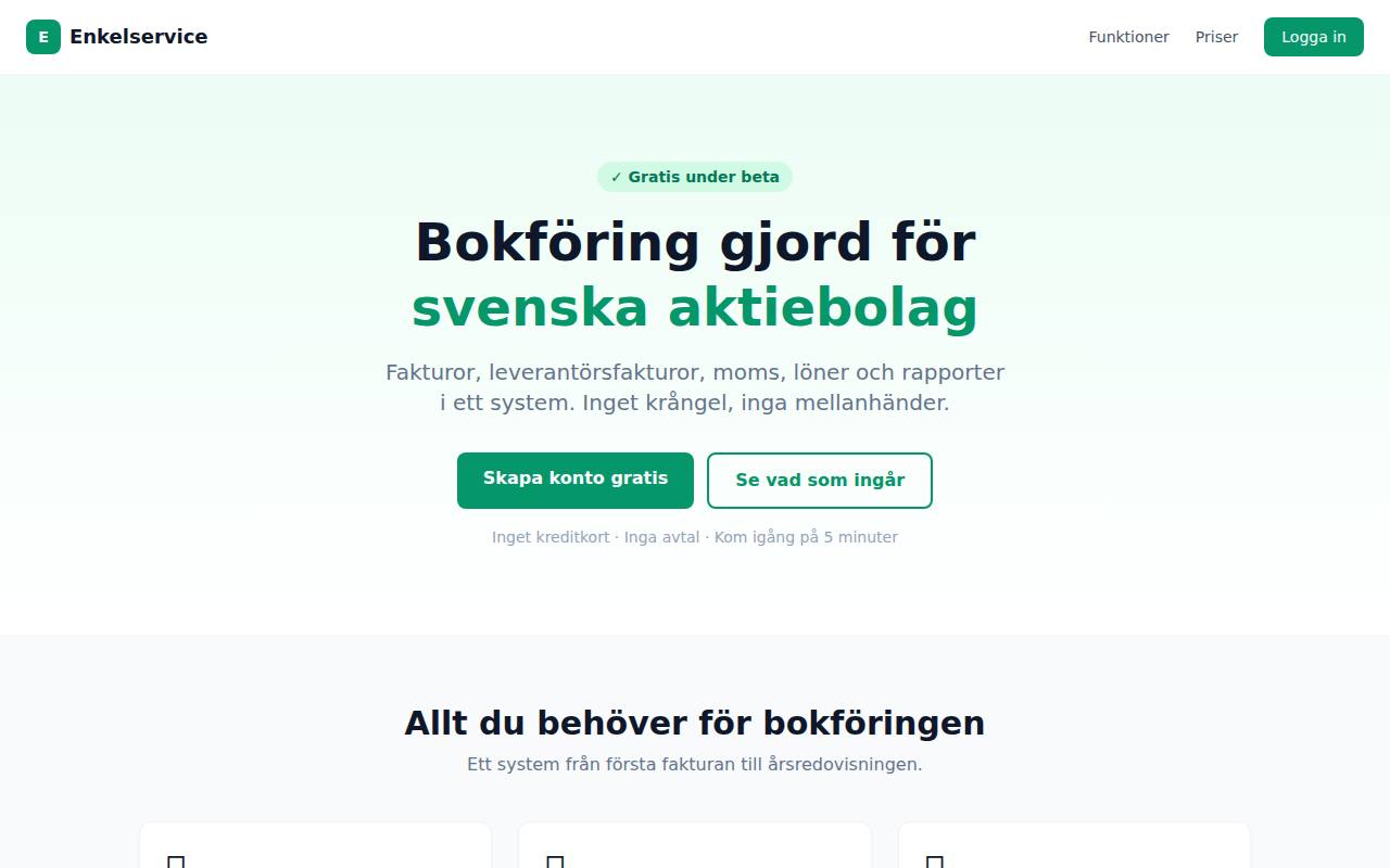 Bokföring screenshot