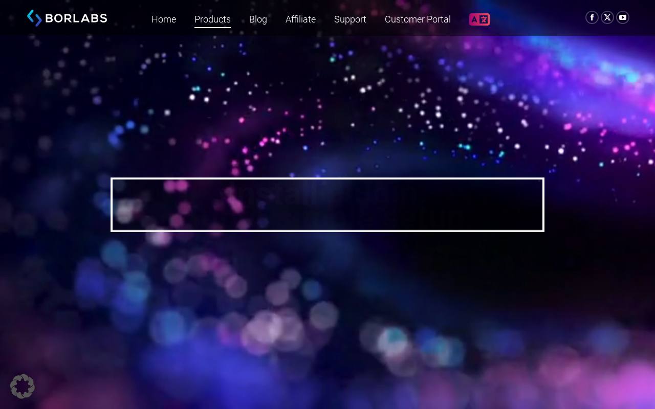 Borlabs Cookie screenshot