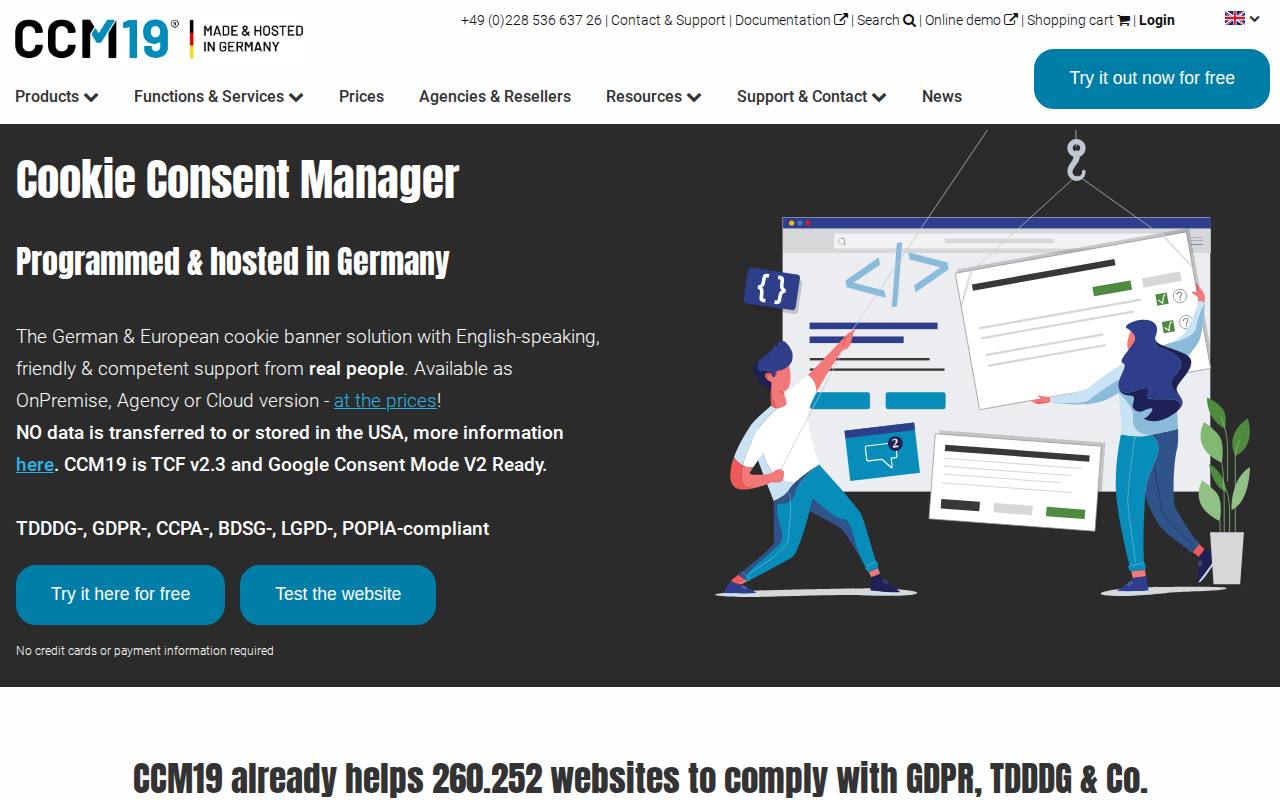 CCM19 screenshot