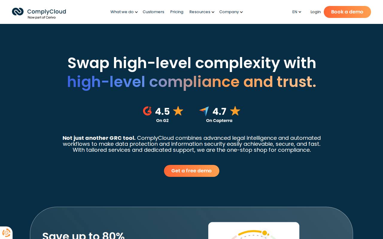 ComplyCloud screenshot