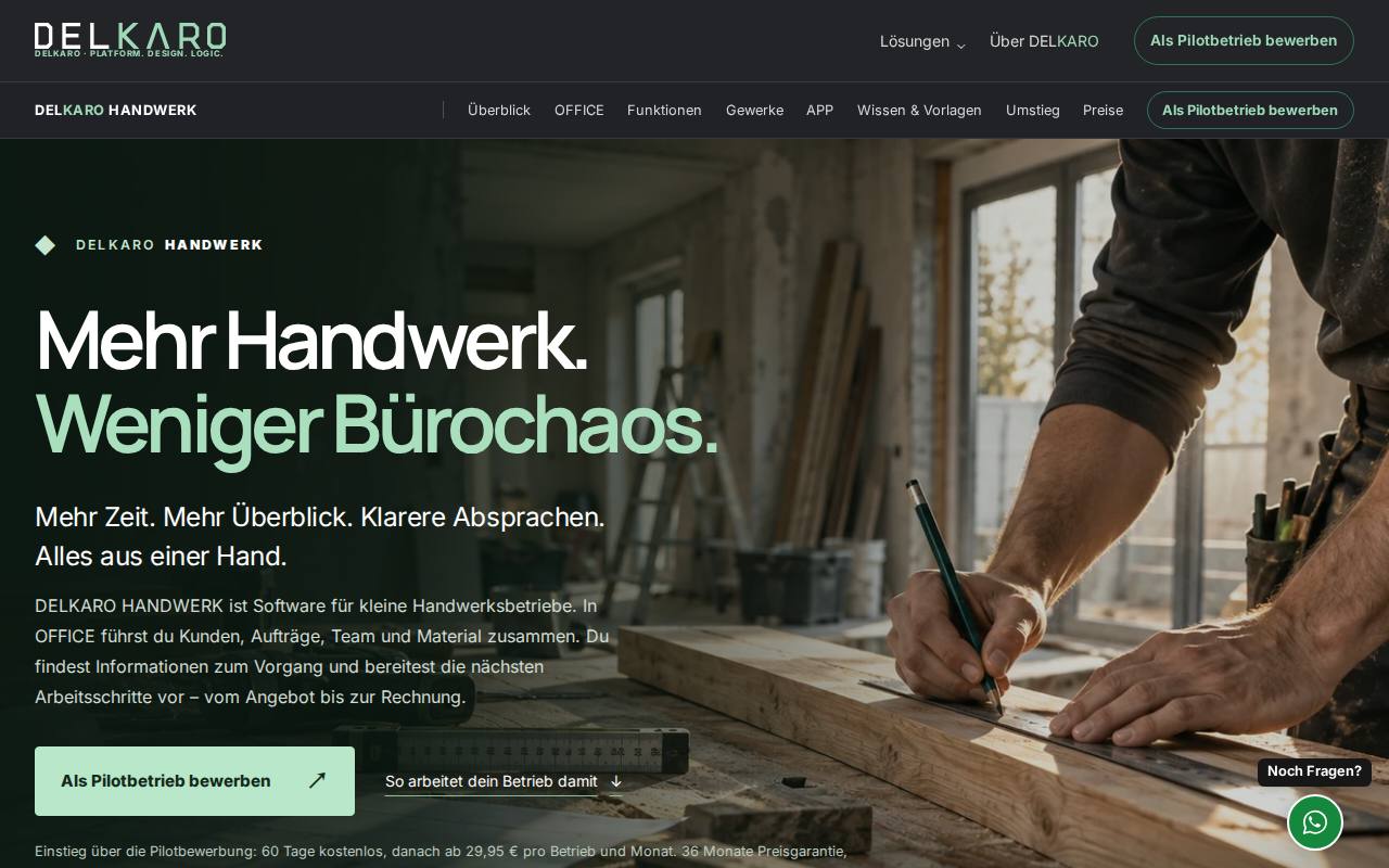 DELKARO HANDWERK screenshot
