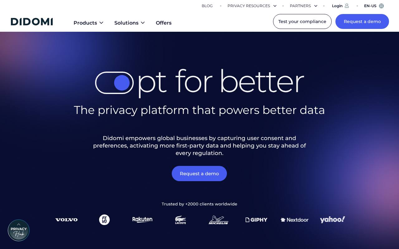 Didomi screenshot