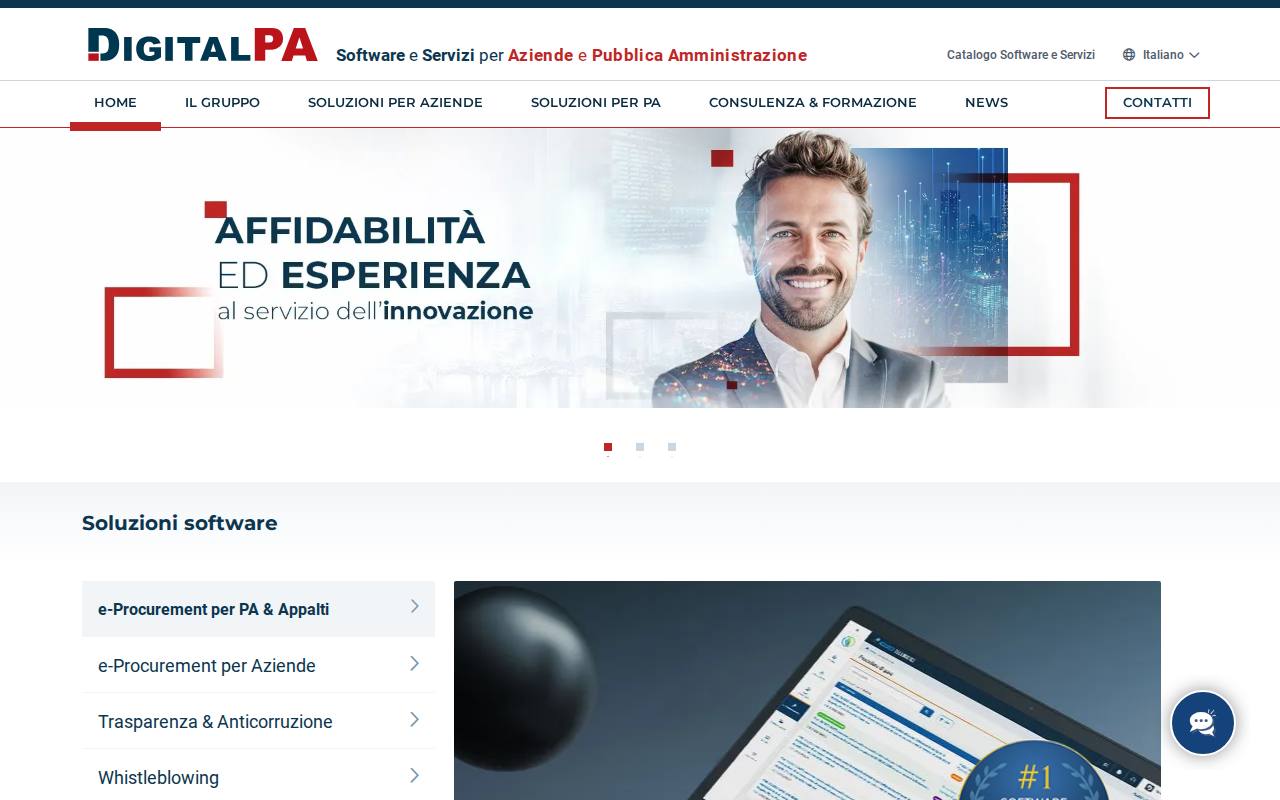 DigitalPA Legality Whistleblowing screenshot