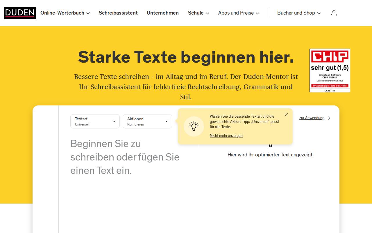 Duden Mentor screenshot