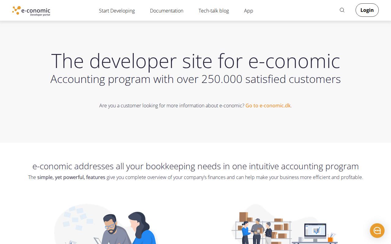 e-conomic screenshot