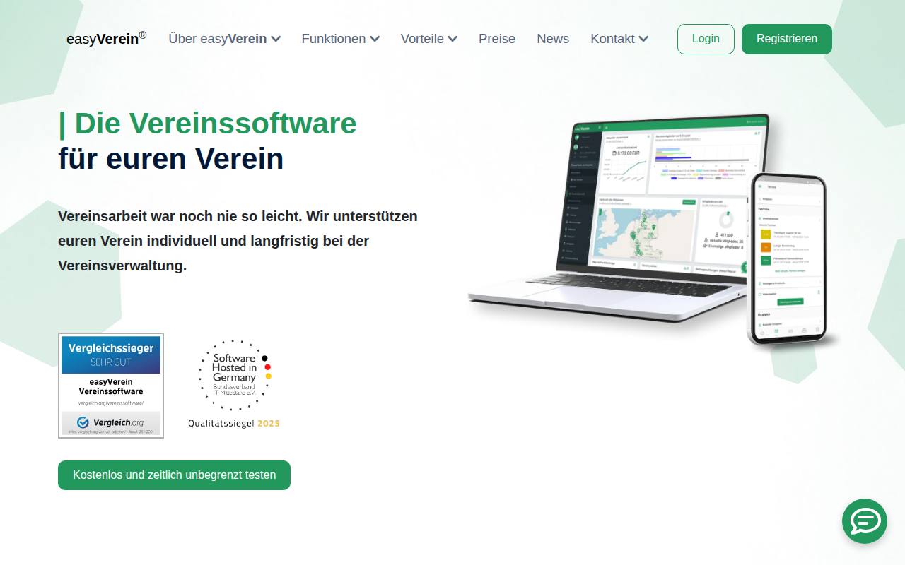 easyVerein screenshot