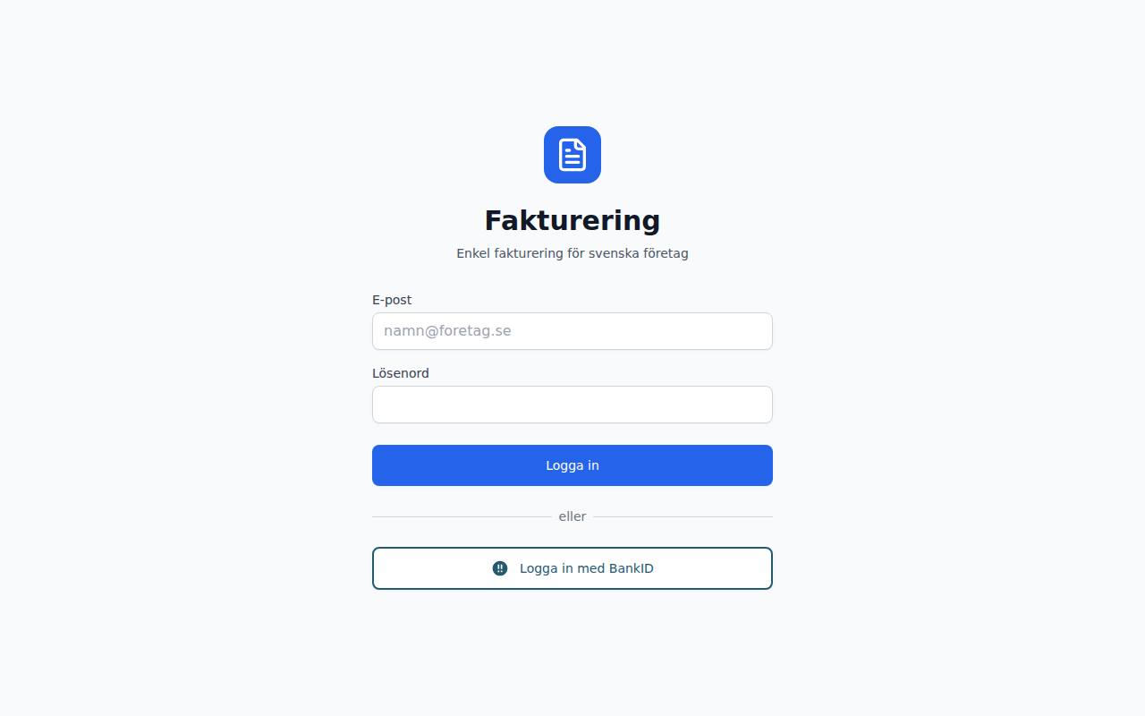 Faktura screenshot