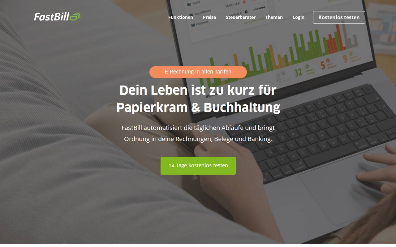 FastBill screenshot
