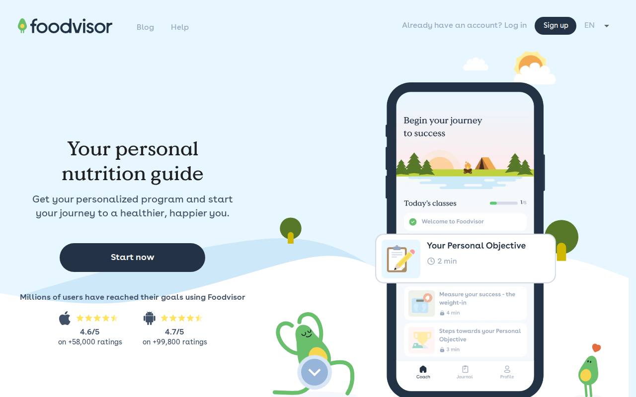Foodvisor screenshot