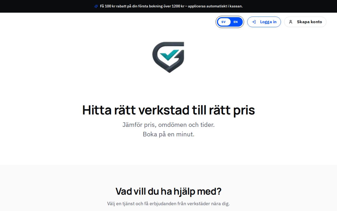 Garagehjälpen screenshot