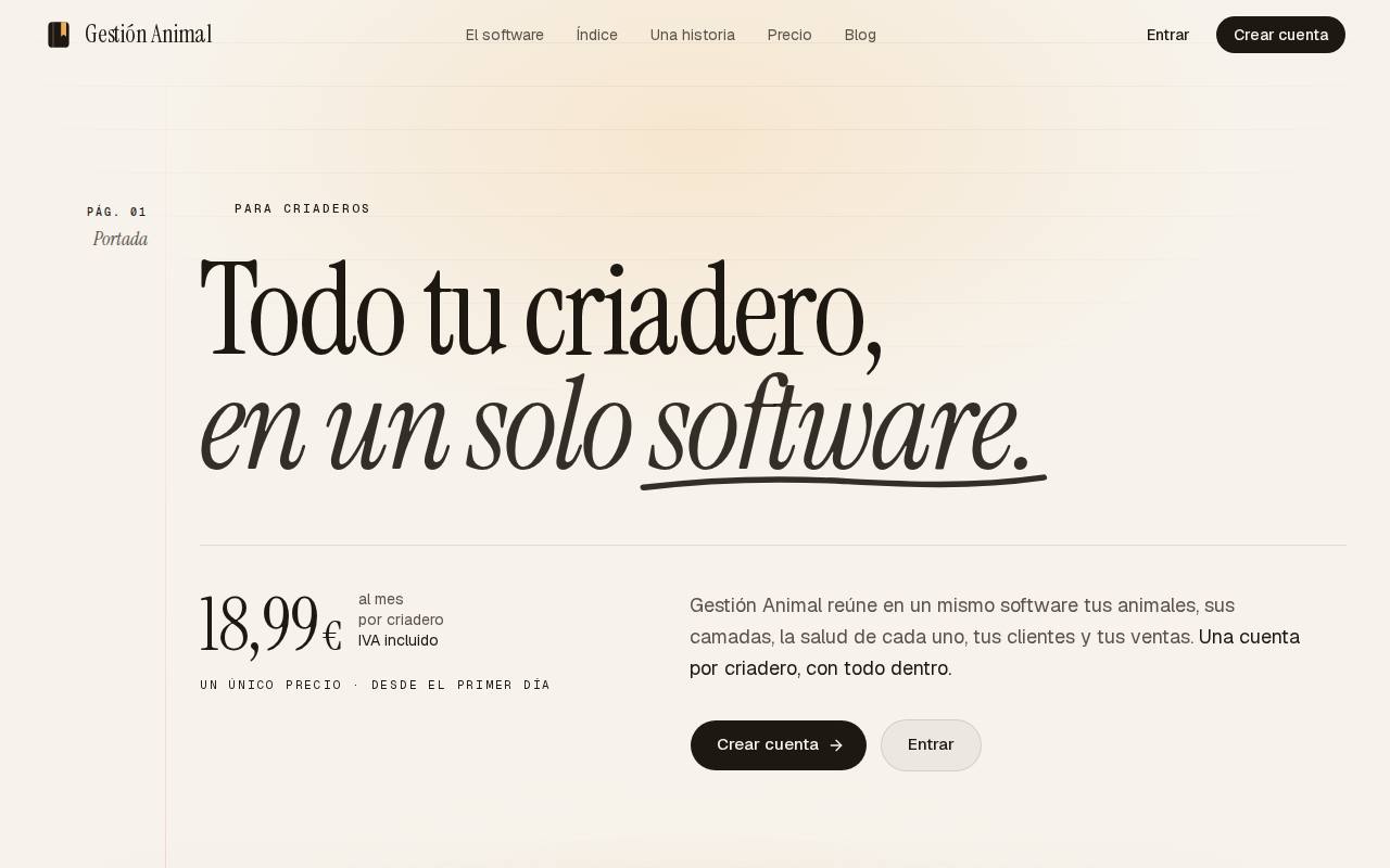 Gestión Animal screenshot