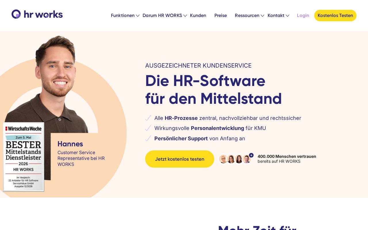 HRworks screenshot