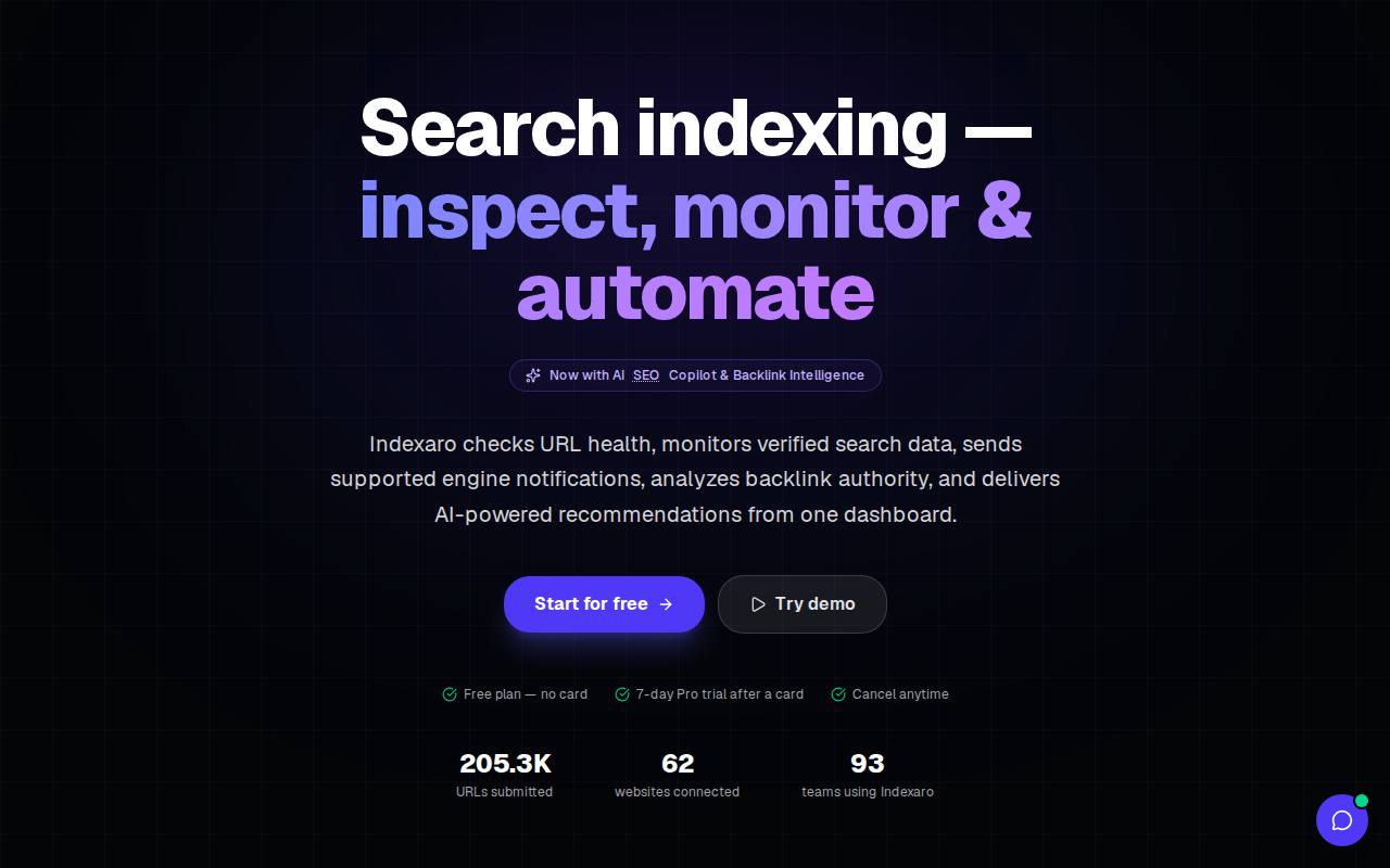 Indexaro screenshot