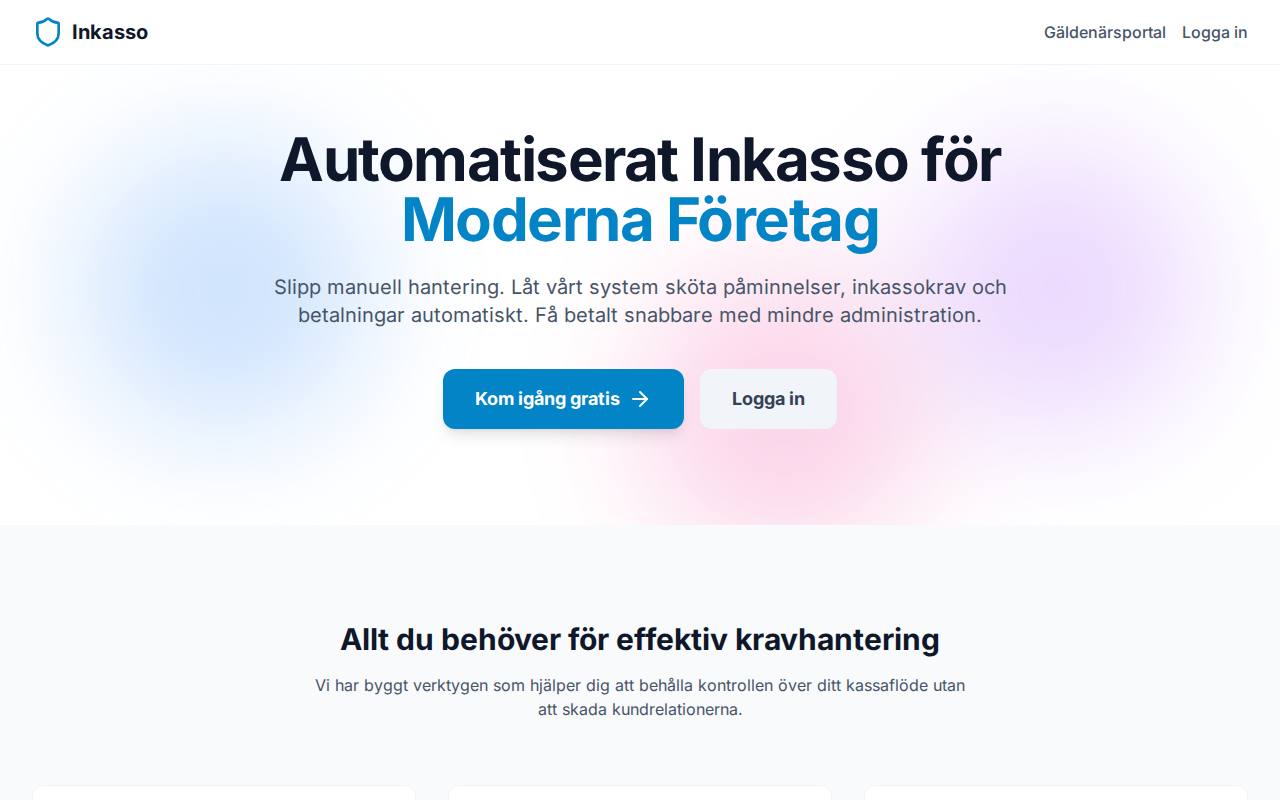 Inkasso screenshot