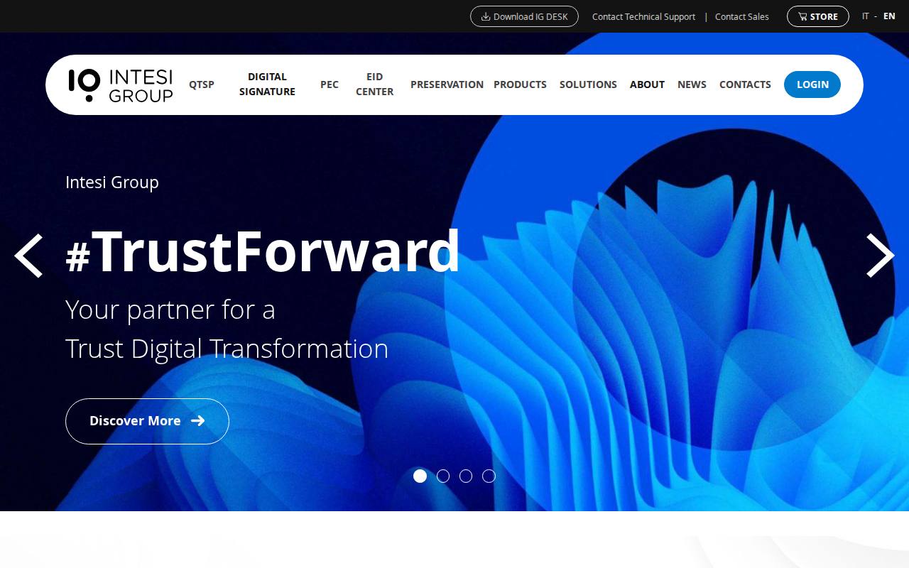 Intesi Group screenshot