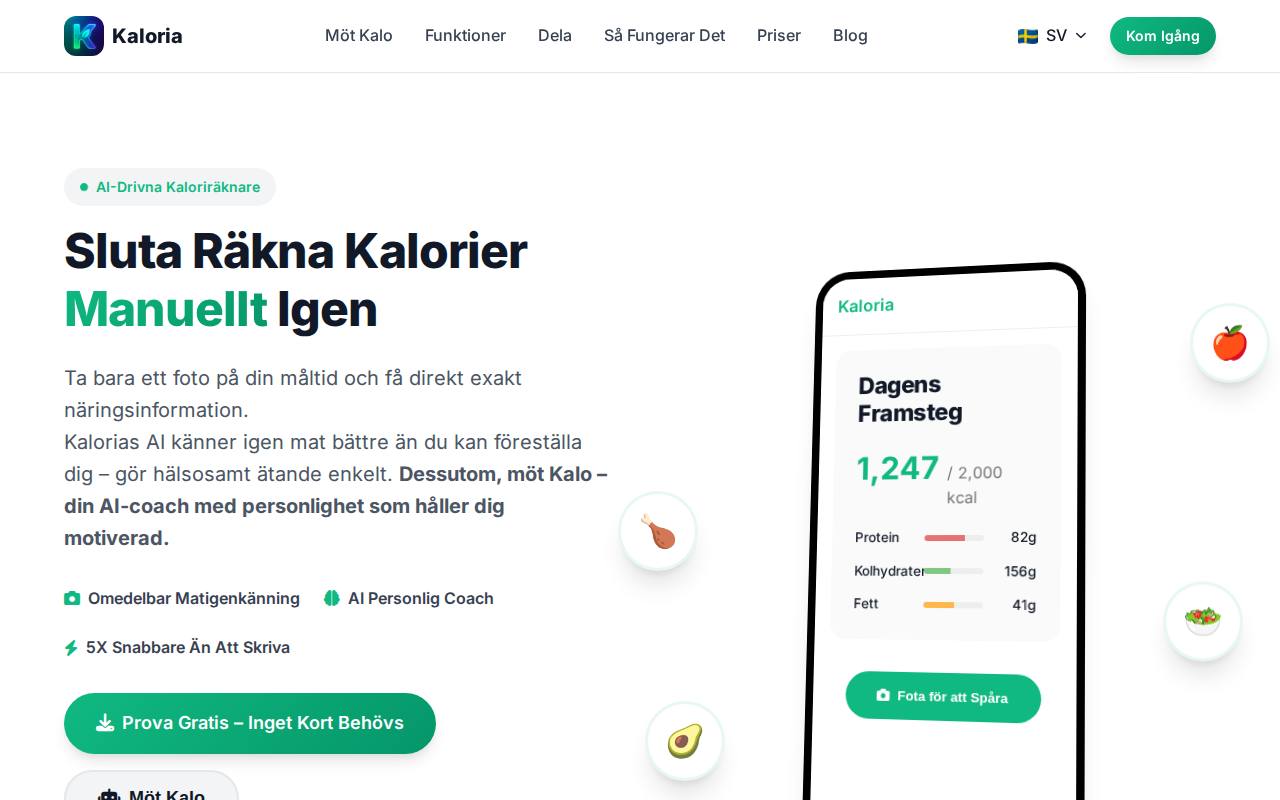 Kaloria screenshot