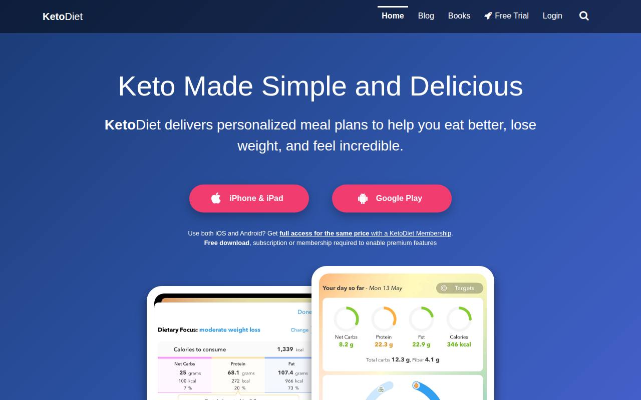 KetoDiet App screenshot