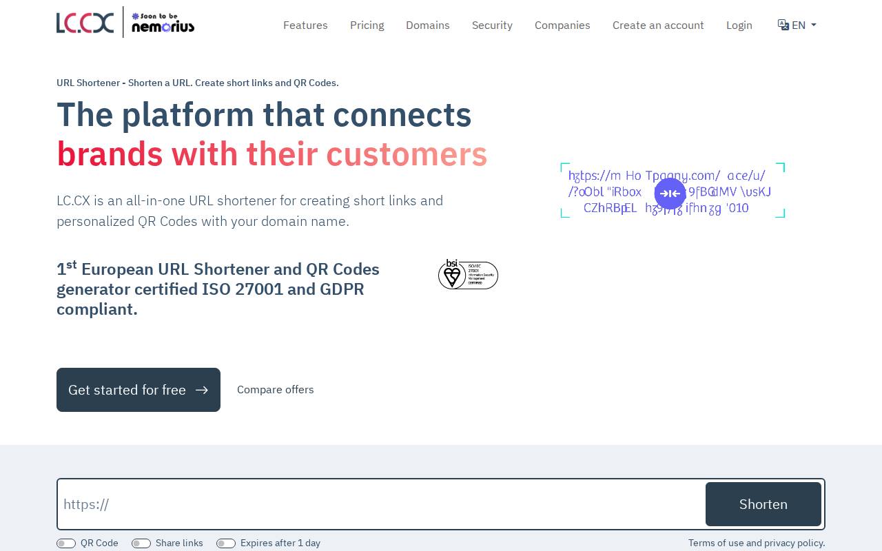 LC.CX screenshot