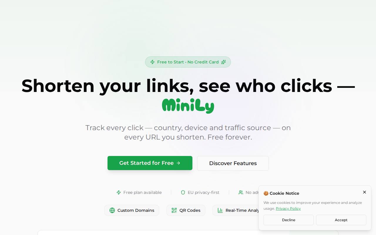 Minily screenshot