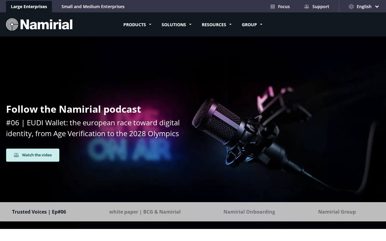 Namirial screenshot