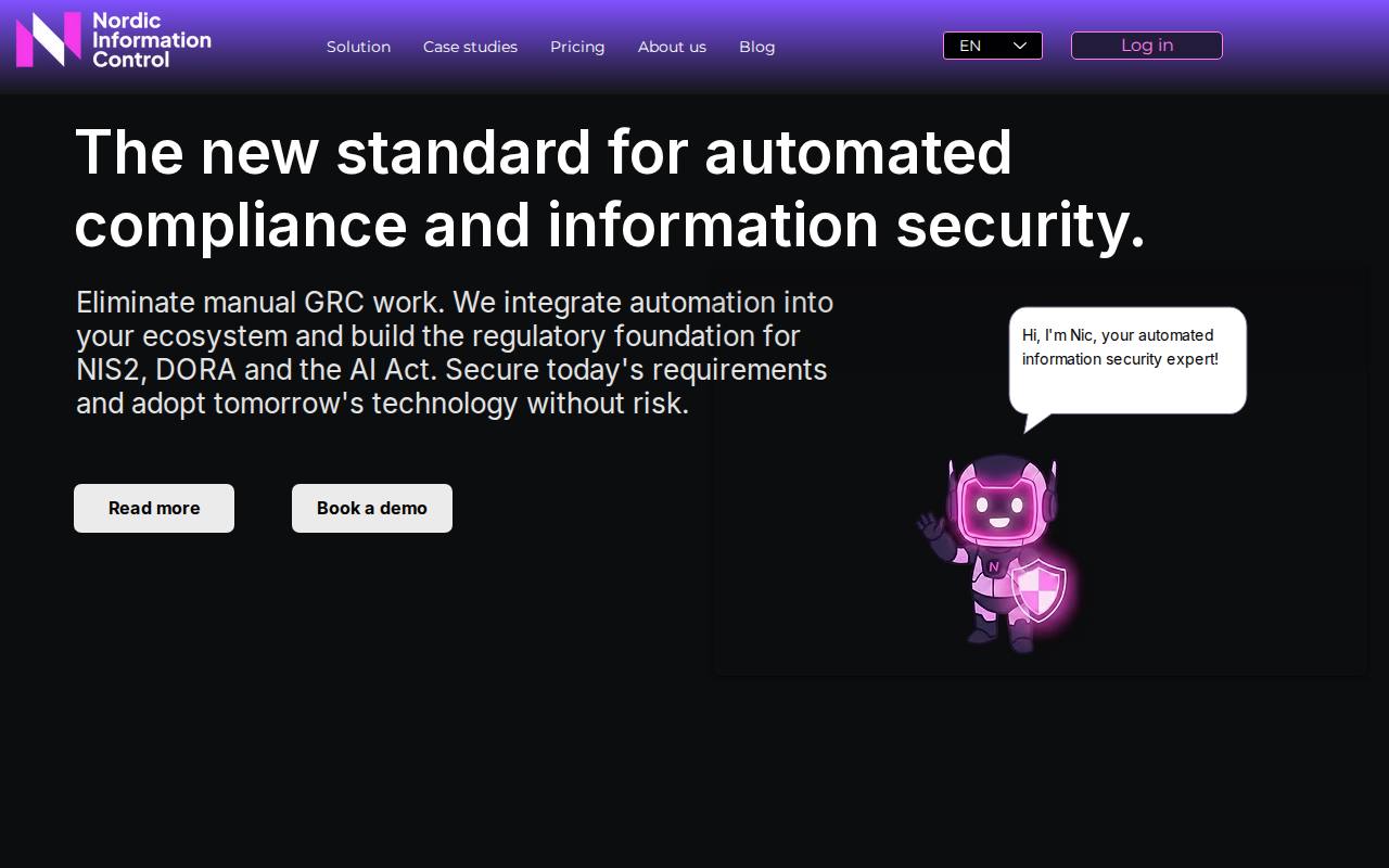 Nordic Information Control (NIC) screenshot