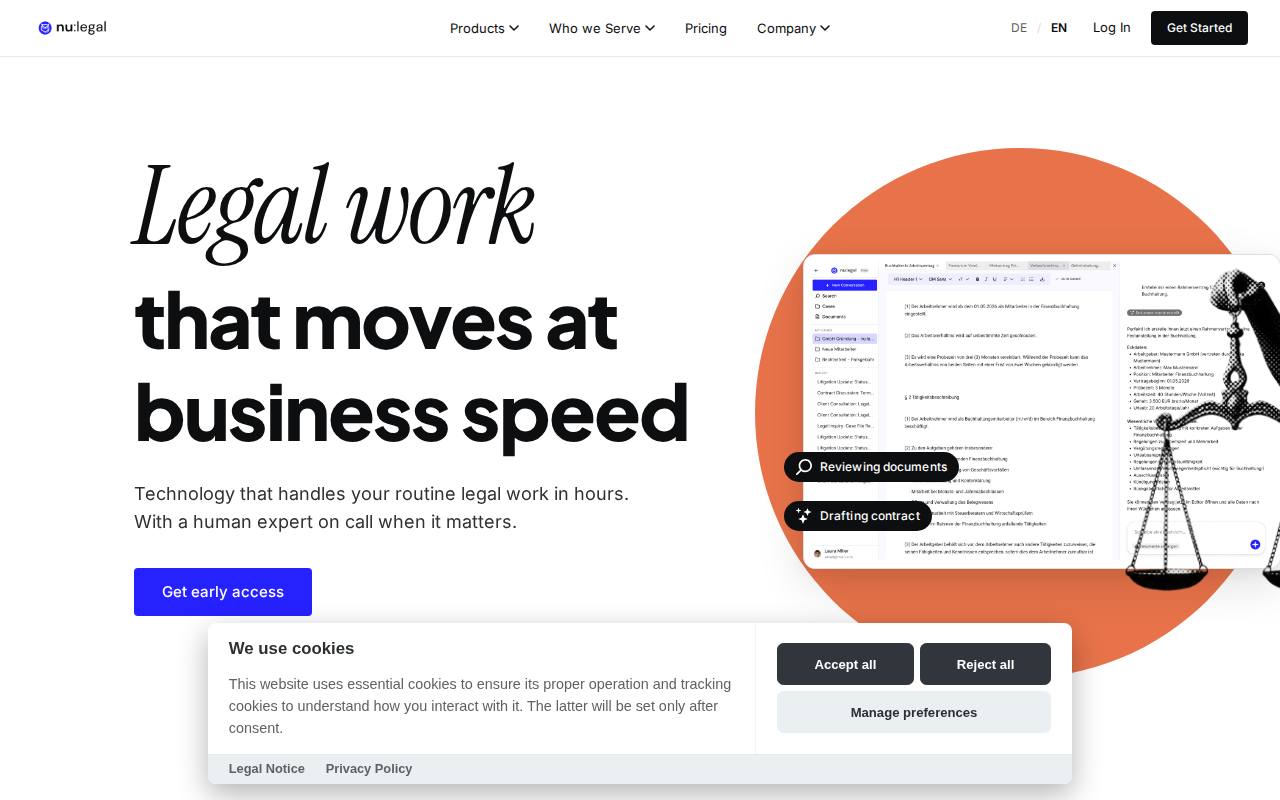 nu:legal screenshot