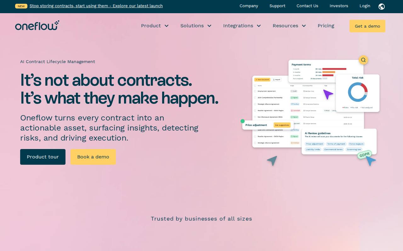 Oneflow screenshot