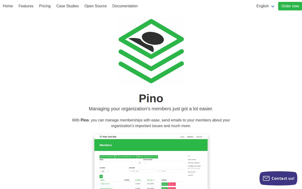 Pino screenshot