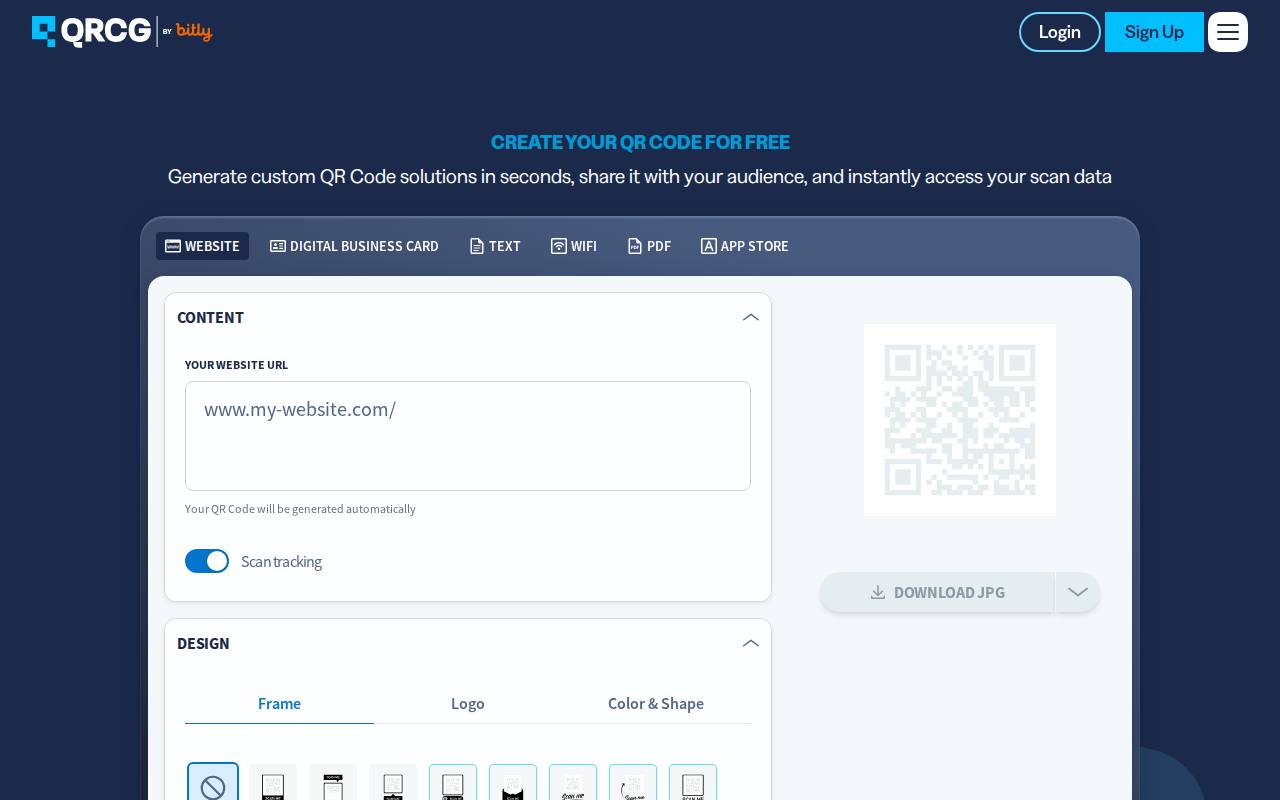 QR-Code-Generator.com screenshot