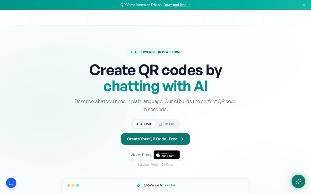 QR-Verse screenshot