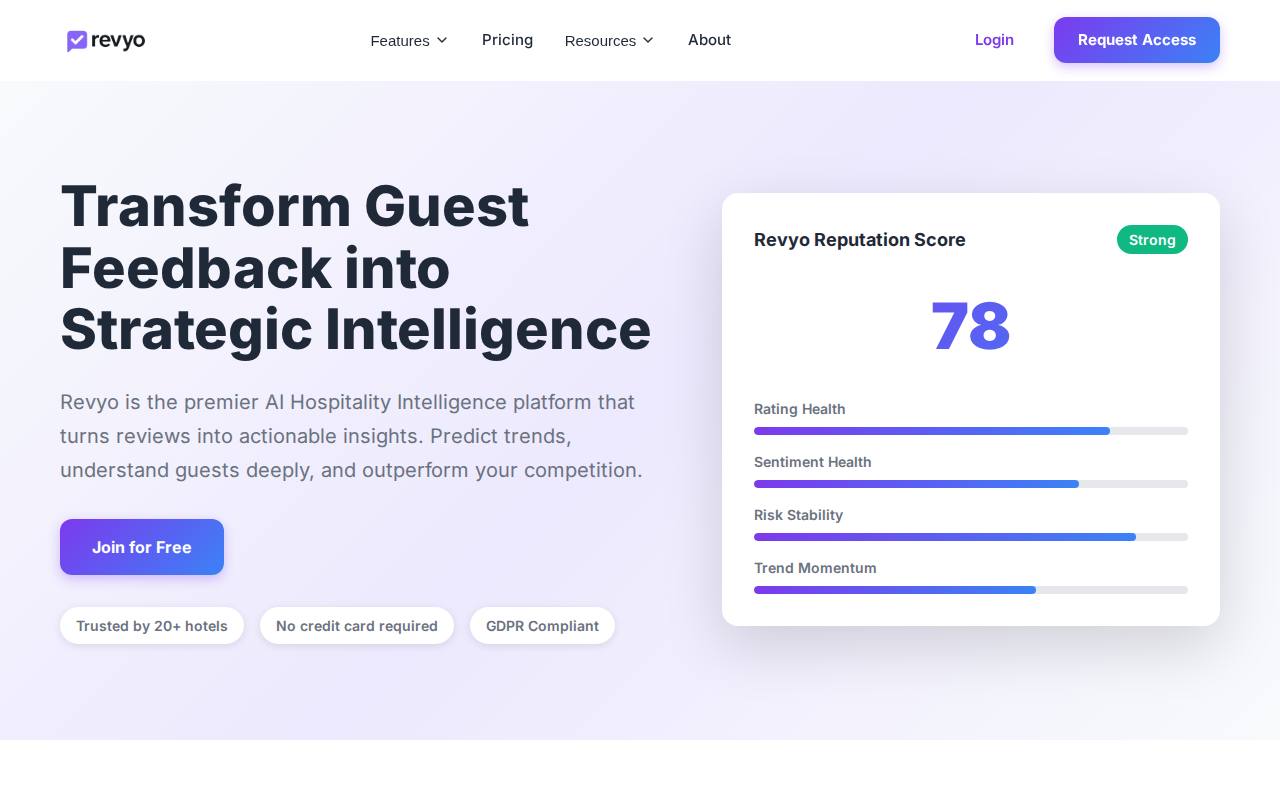 Revyo screenshot