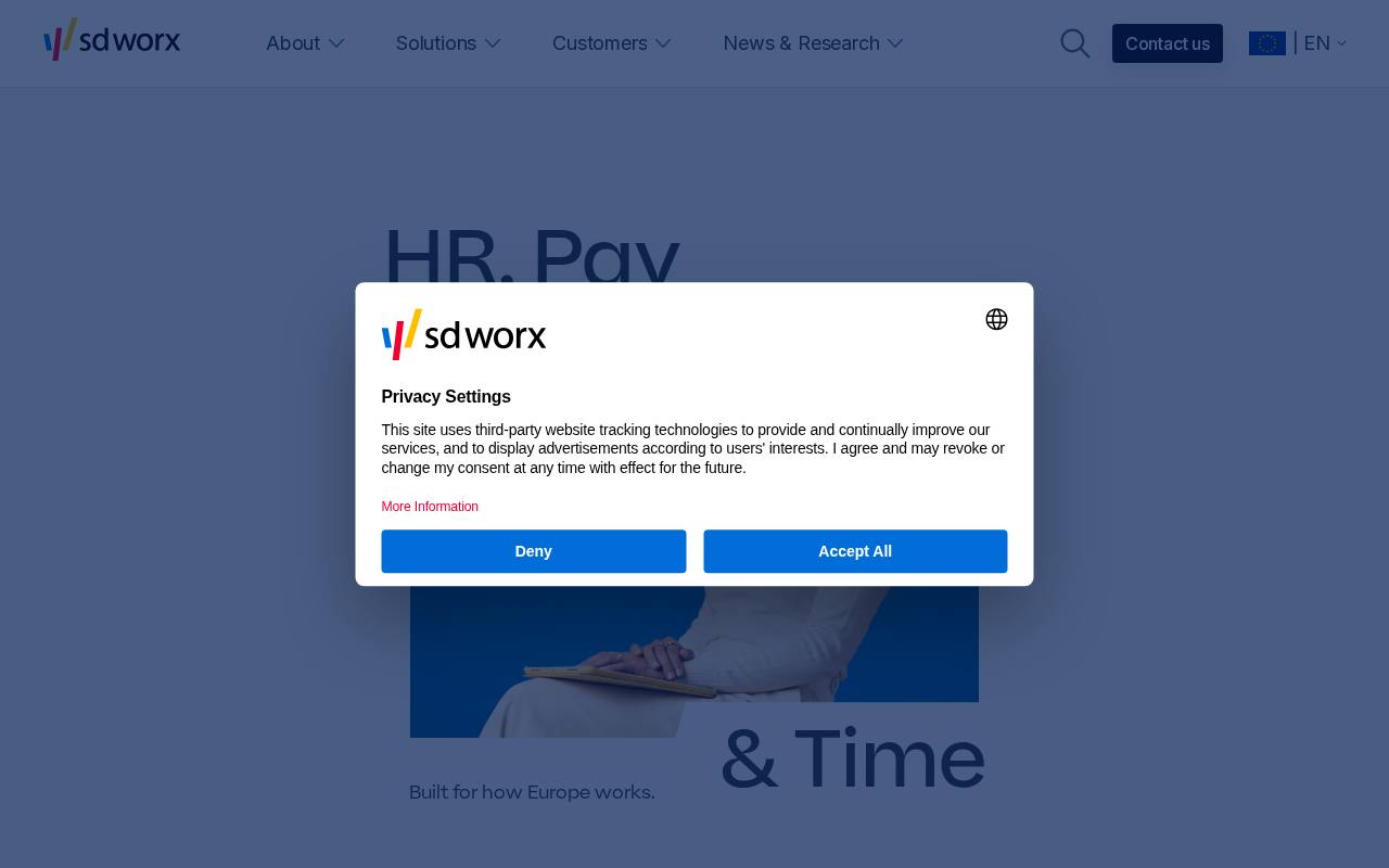 SD Worx screenshot