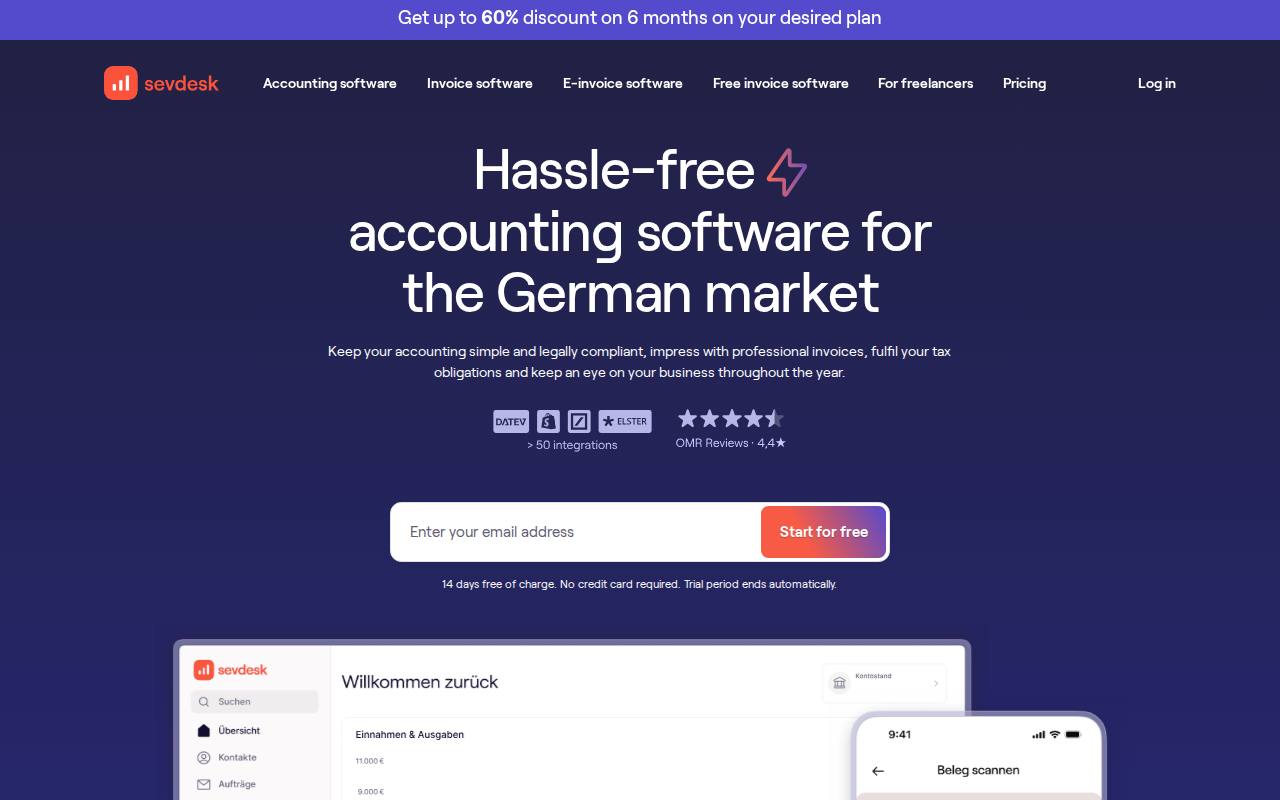 sevDesk screenshot