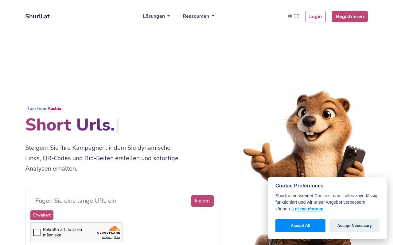 Shurli.at screenshot