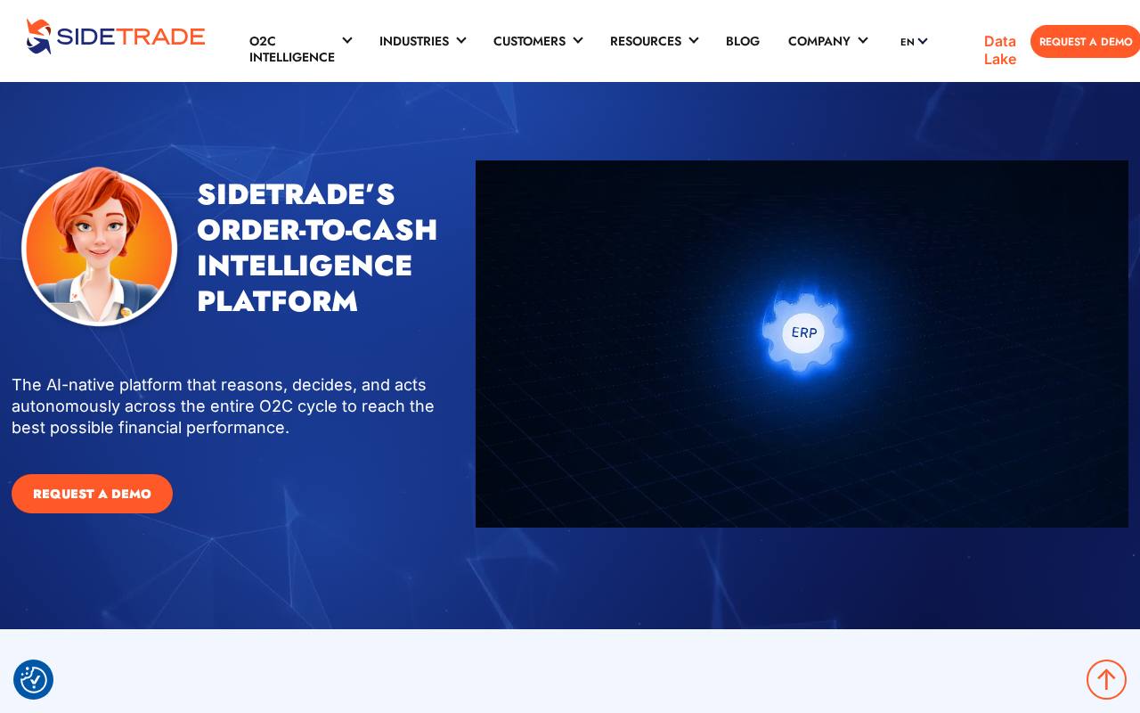 Sidetrade screenshot