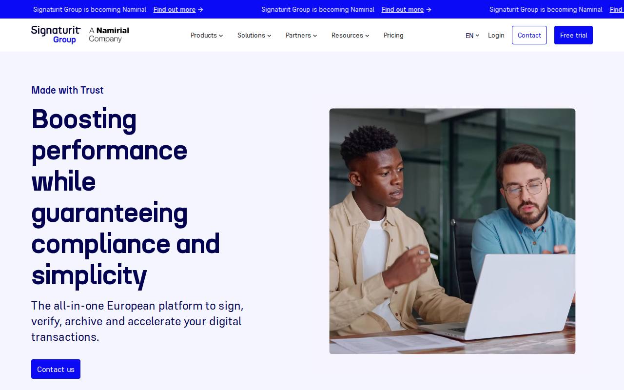 Signaturit screenshot