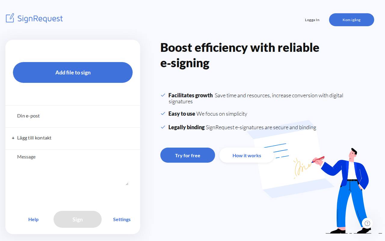 SignRequest screenshot