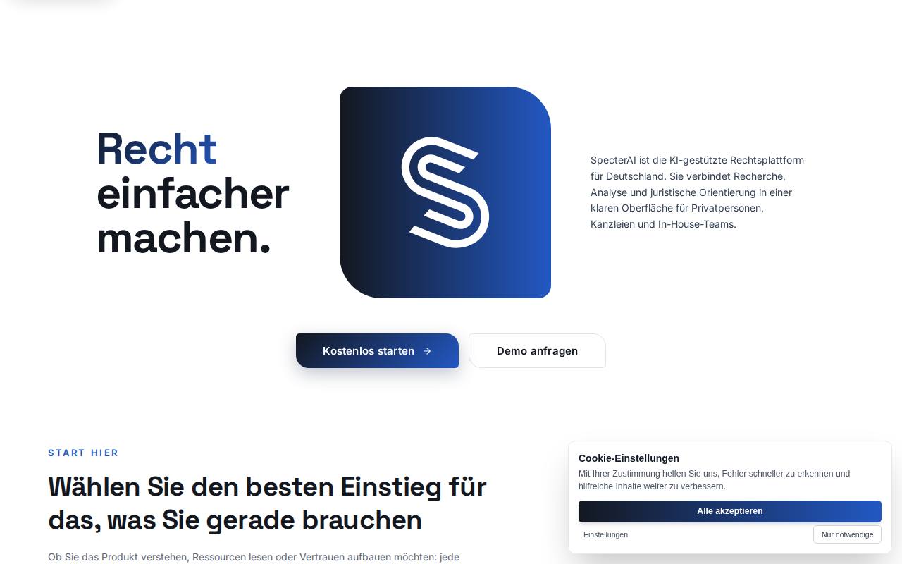 SpecterAI screenshot