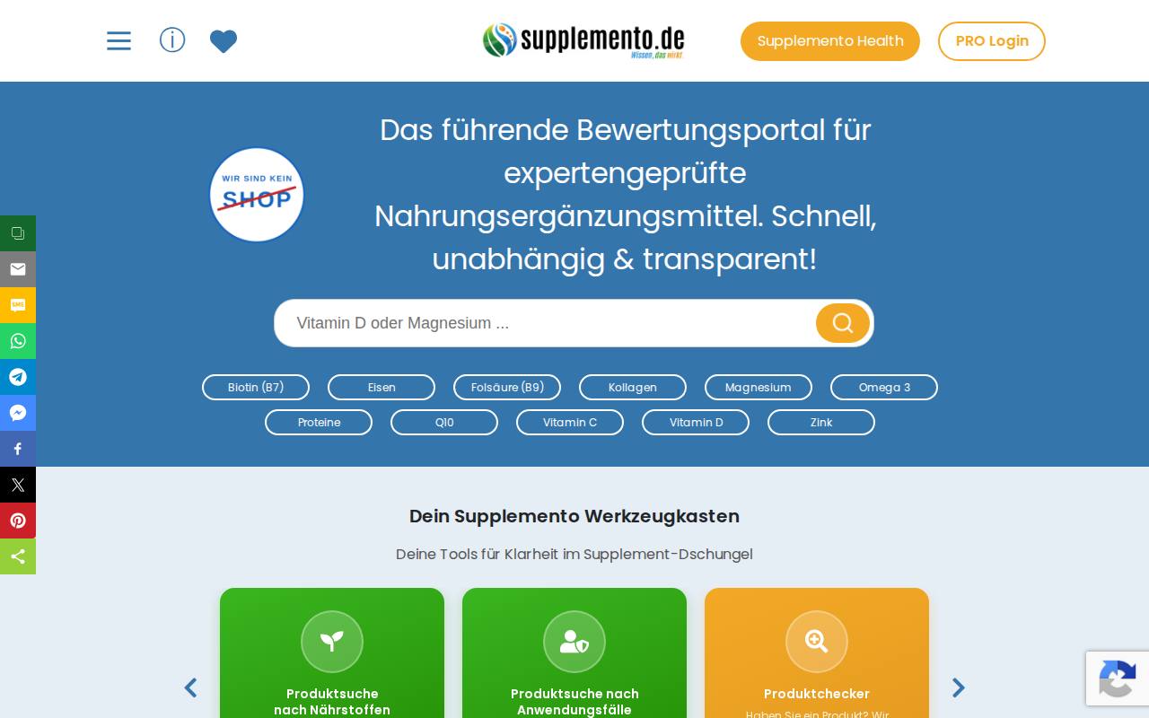 Supplemento.de screenshot