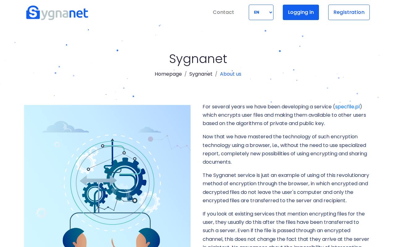 Sygnanet screenshot