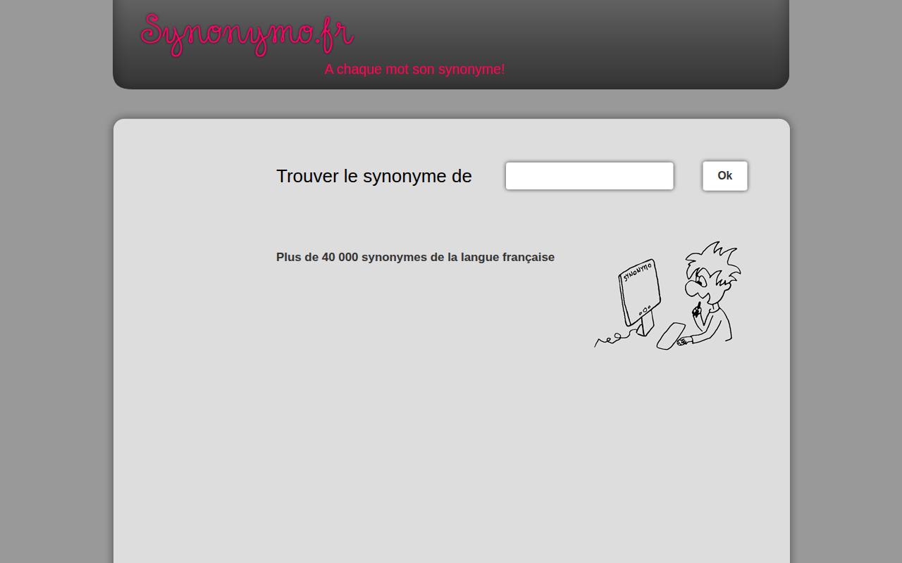 Synonymo.fr screenshot