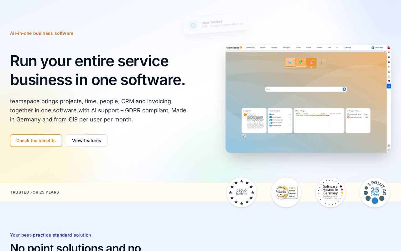 Teamspace screenshot