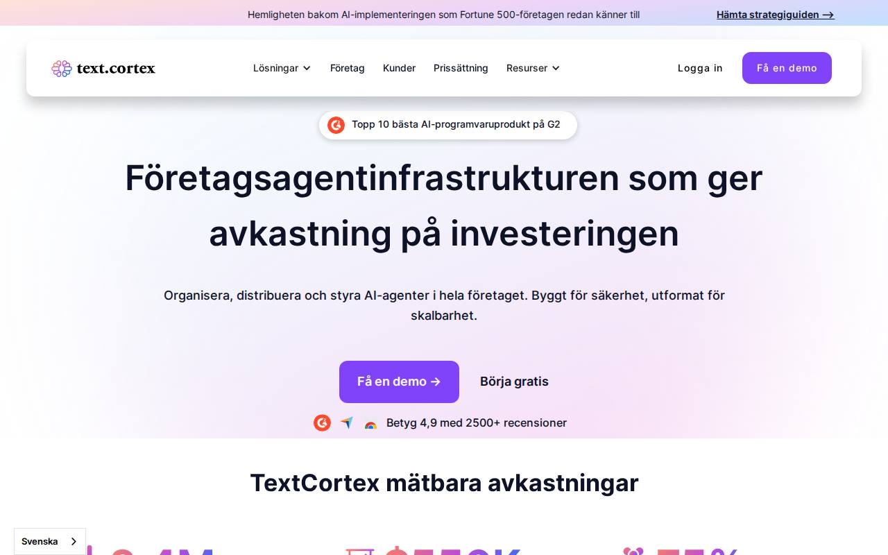 TextCortex screenshot