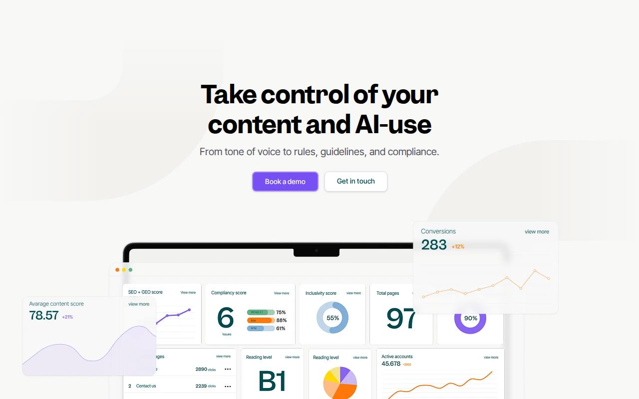 Textmetrics screenshot