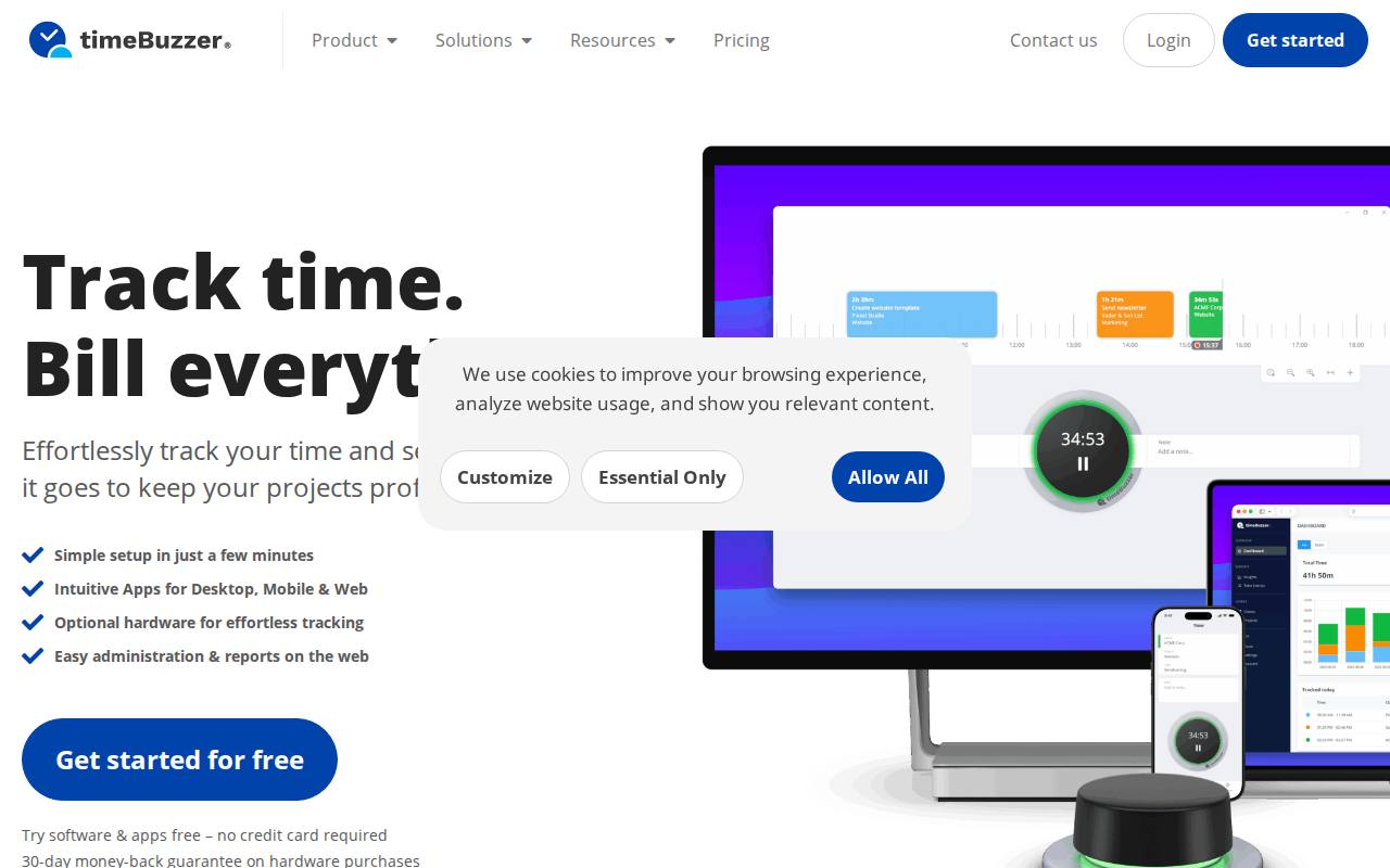 timeBuzzer screenshot