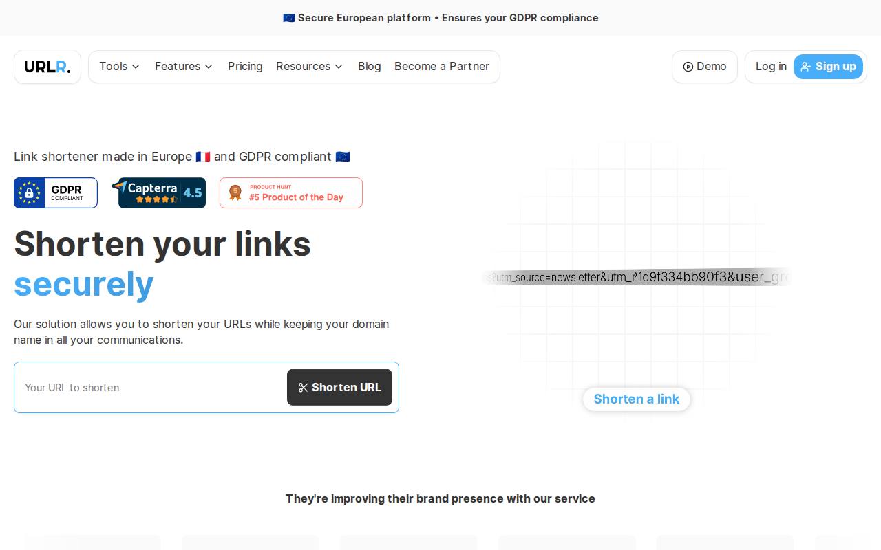 URLR screenshot