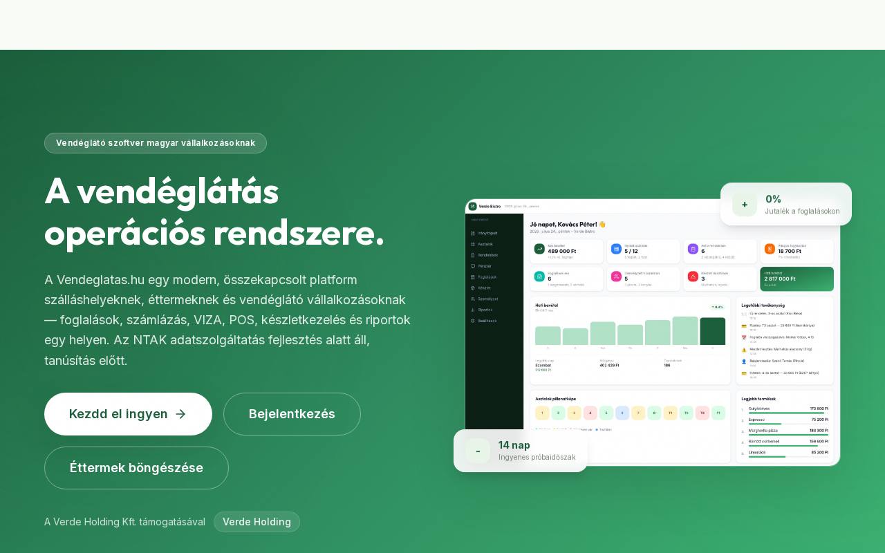 Vendeglatas screenshot