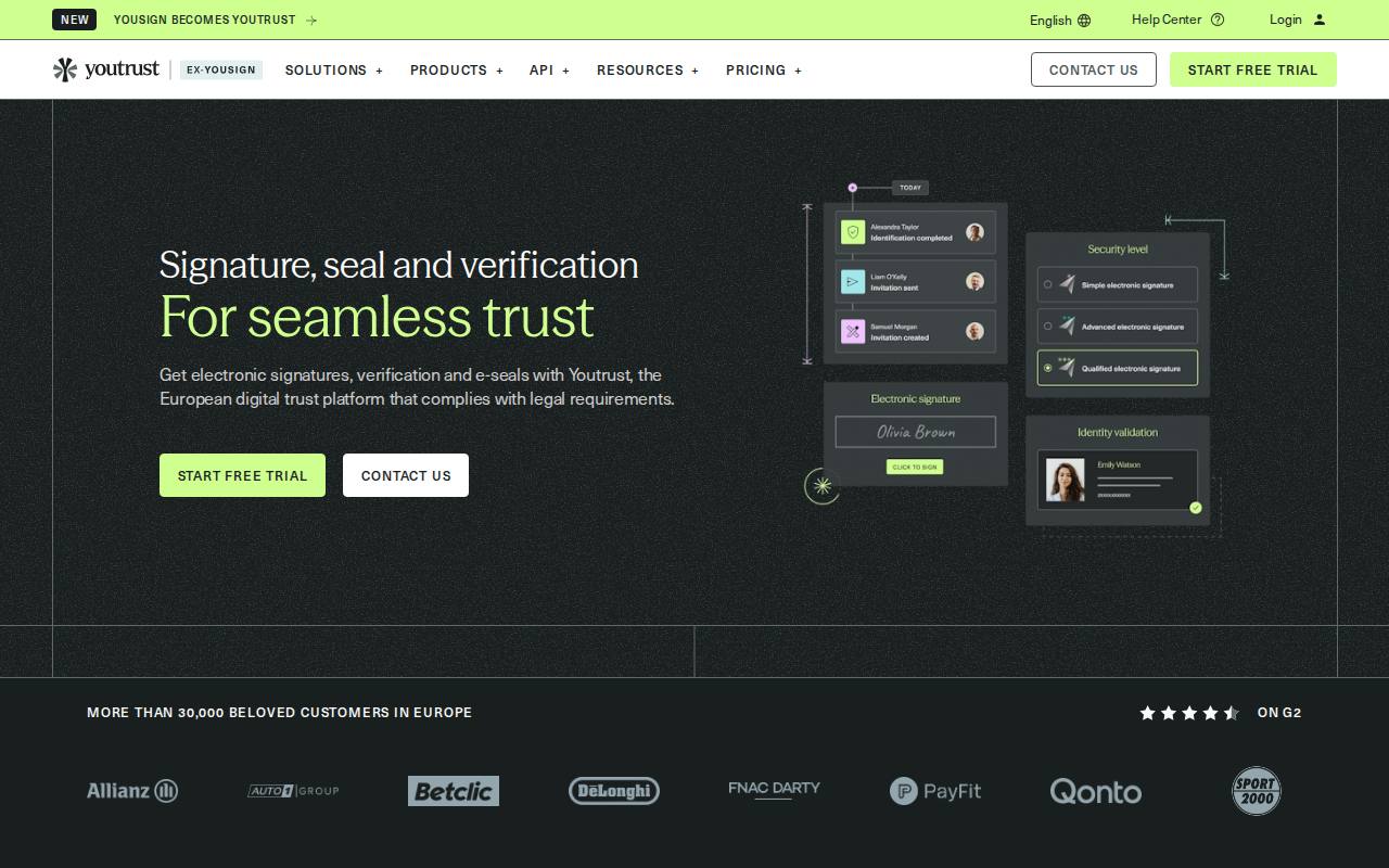 Yousign screenshot
