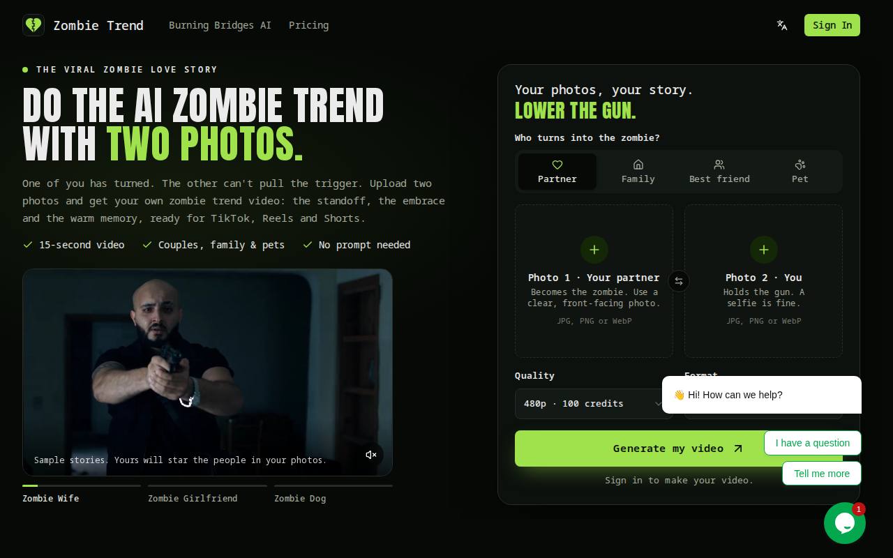 Zombie Trend AI screenshot